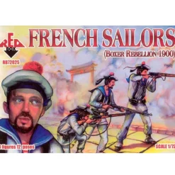 Figurines militaires : Marins français, Révolte des boxers 1900 - Red Box