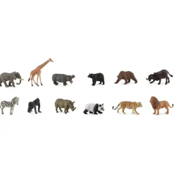 Figurines Mini - Animaux Sauvages : Set de 12 Animaux Sauvages - Figurines Collecta