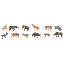 Figurines Mini - Préhistoire : Set de 12 mammiphères préhistoriques - Figurines Collecta