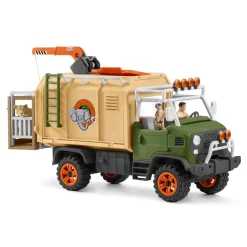 Figurines Wild Life : Gros camion sauvetage d'animaux - Schleich