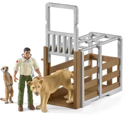 Figurines Wild Life : Gros camion sauvetage d'animaux - Schleich