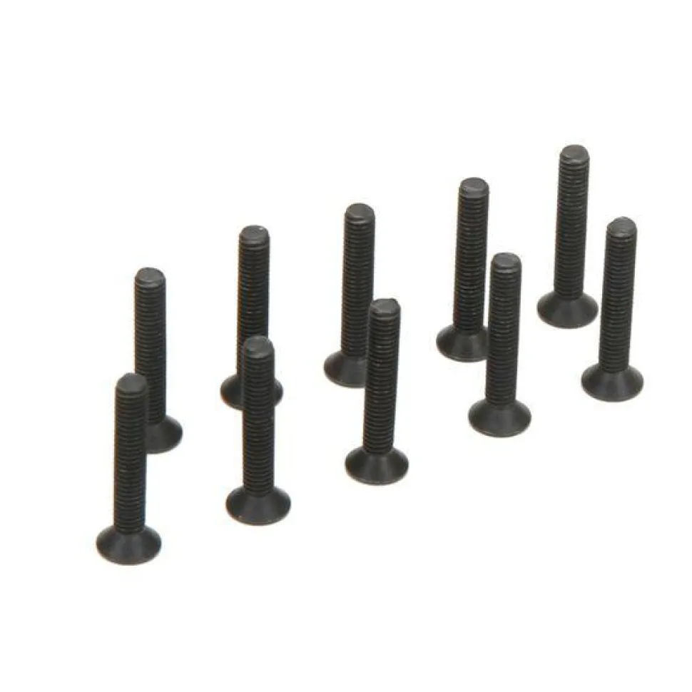 Flat Head Screws, M3 x 18mm (10) - Losi - TLR