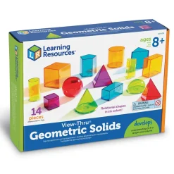 Formes géométriques colorées transparentes View-Thru® - Learning Resources