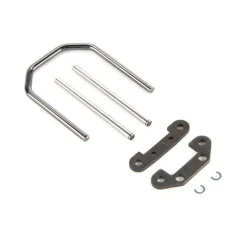 Front Hinge Pins & Brace Set: Baja Rey - Losi - TLR