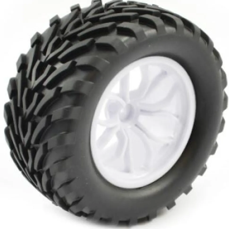 FTX BUGSTA MOUNTED WHEEL/TYRE COMPLETE PAIR - WHITE - FTX