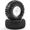 FTX OUTLAW PRE-MOUNTED WHEELS & TYRES - WHITE - FTX