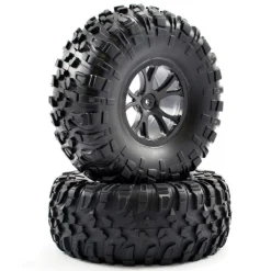 FTX OUTLAW PRE-MOUNTED WHEELS & TYRES - BLACK - FTX