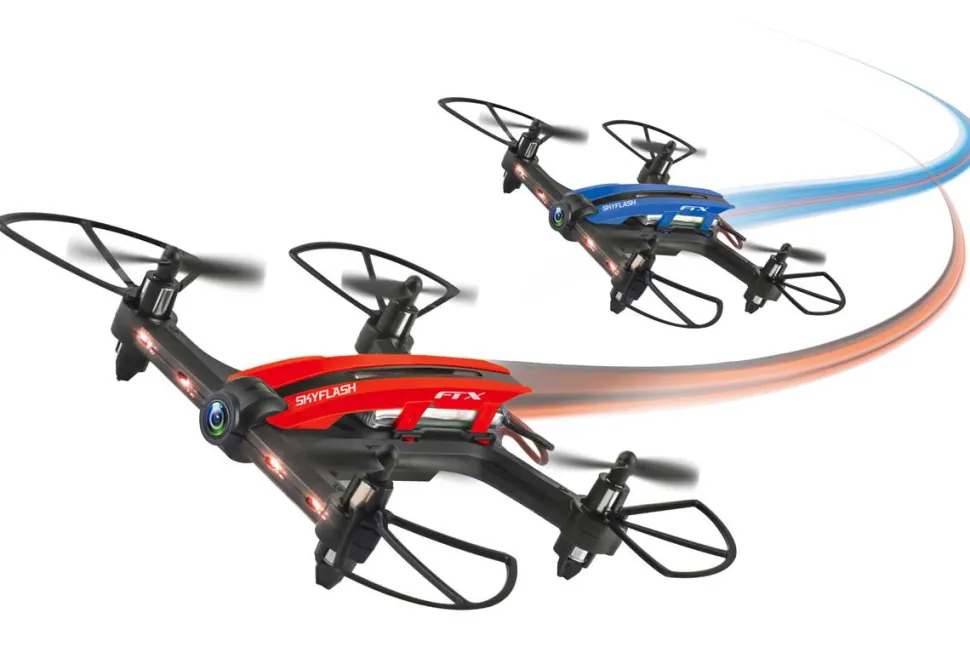 FTX Skyflash Racing Drone Set Avec lunettes 720P et Obstacles Parcours - FTX