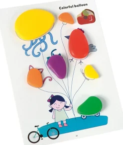 Galets arc-en-ciel, 36 pierres - Eduplay