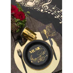 Gobelets en carton x 10 - Disque d'or - RueDeLaFete