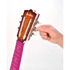 Guitare plastique rose 70 cm - Bontempi