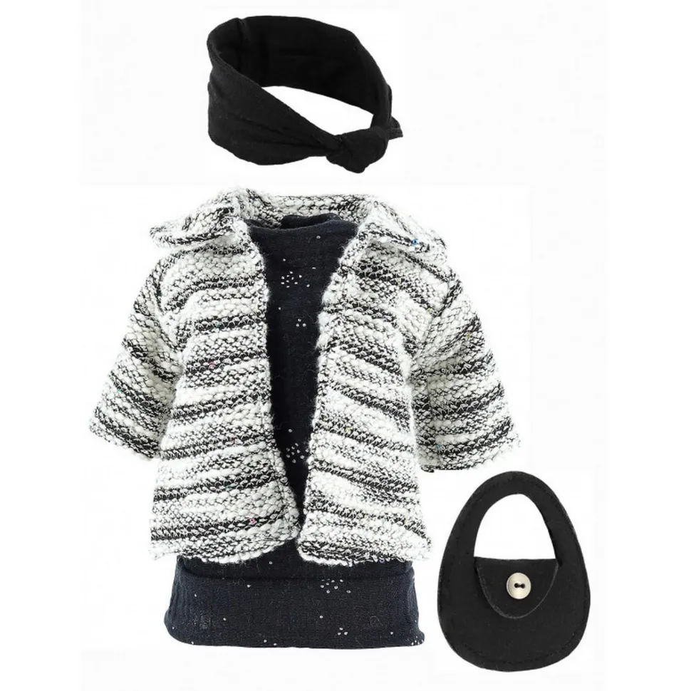 Habillage Isabey pour poupée 40 cm - Petitcollin