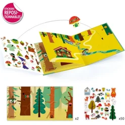 Histoire de stickers : La forêt magique - Djeco