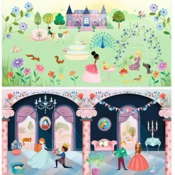 Histoires de stickers : La vie au château - Djeco