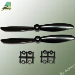 Hélice Gemfan Slow Fly noir - 6x4.5 CW (2 pcs) - Gemfan