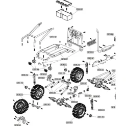 Hobbytech CRX18 1:18 Blanc - HOBBYTECH