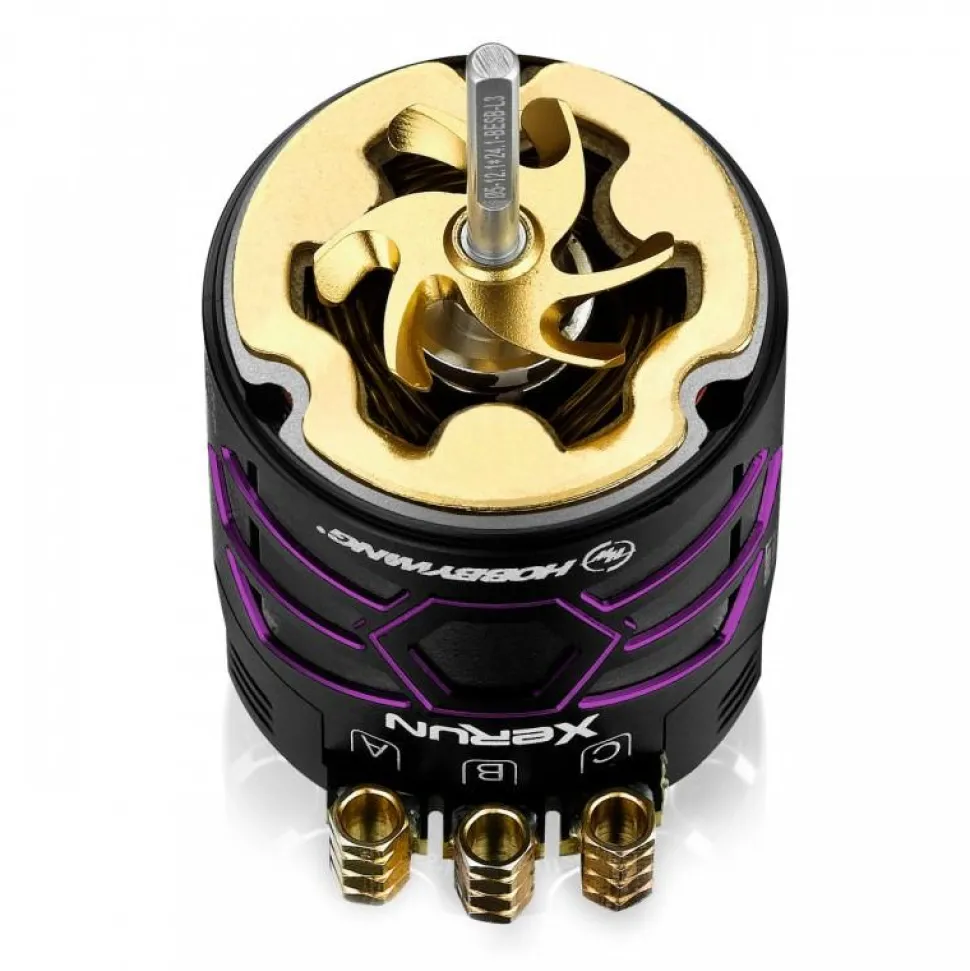 Hobbywing Moteur 10.5T de drift Xerun D10 brushless - violet - HobbyWing BE