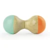 Hochet du jura mint et orange en bois - Vilac