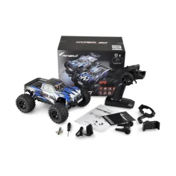 Hyper Go RTR Monstertruck Brushed 4WD avec GPS 1:16e - Bleu - Amewi