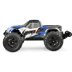 Hyper Go RTR Monstertruck Brushed 4WD avec GPS 1:16e - Bleu - Amewi
