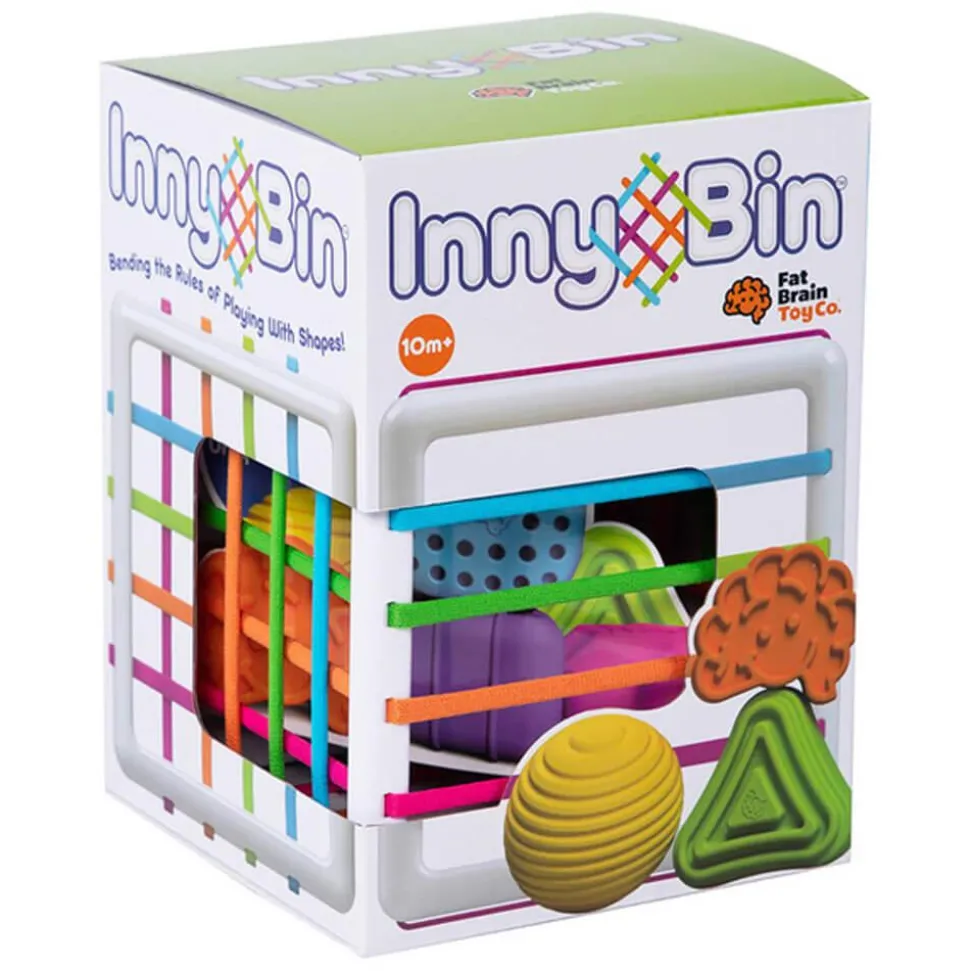 INNY BIN Cube avec formes sensorielles - Fat Brain Toys