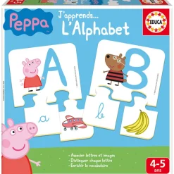J'apprends l'alphabet : Peppa Pig - Educa
