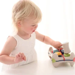 Jeu 2 en 1 : marteau et boîte à formes BIO - Tolo