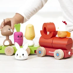 Jeu à tirer : Train de la Ferme - Janod