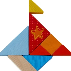 Jeu d’assemblage Tangram-Mix multicolore - Haba