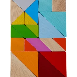 Jeu d’assemblage Tangram-Mix multicolore - Haba