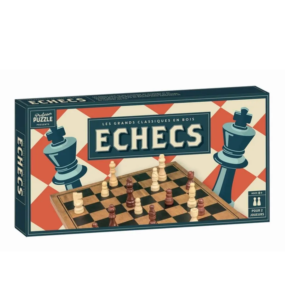 Jeu d'échecs bois vintage - Piatnik