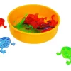 Jeu de 12 grenouilles à sauter + récipient - Eduplay