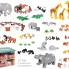 Jeu de briques de construction Junior Accessoires Animaux et clôtures 100 pièces - Eduplay