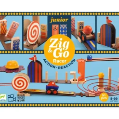 Jeu de construction : Zig & Go Junior : Racer 51 pièces - Djeco