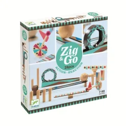 Jeu de construction Action-Réaction : Zig & Go : 28 pièces - Djeco