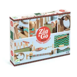 Jeu de construction: Action-reaction : Zig & Go : 48 pièces - Djeco