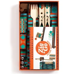 Jeu de construction action-réaction : Zig et Go : Fork - Djeco