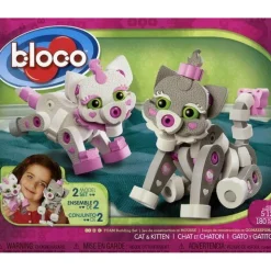 Jeu de construction en mousse: Chat et Chaton - Bloco
