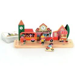 Jeu de logique en bois, Build it : La ville - Vilac