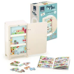 Jeu de logique en bois, Pack it right Le Frigo - Vilac