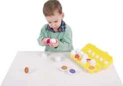 Jeu de mémoire d'oeufs: couleurs et nombres - Eduplay