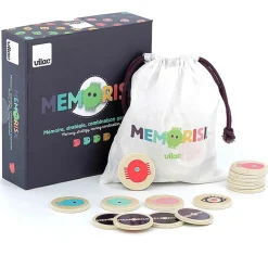 Jeu de mémoire en bois : Mémorisk - Vilac