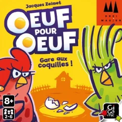 Jeu de rapidité : Oeuf pour oeuf - Gigamic