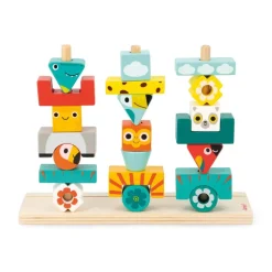 Jeu d'observation en bois : Totem Tropik - Janod