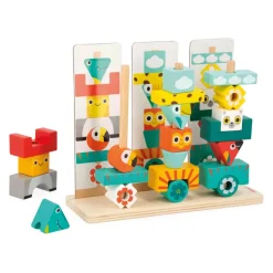 Jeu d'observation en bois : Totem Tropik - Janod