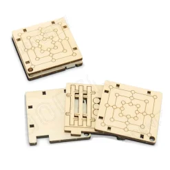 Jeu du moulin : Mill - Wooden City