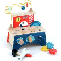 Jeu d’éveil en bois : Établi multi-activités - Vilac