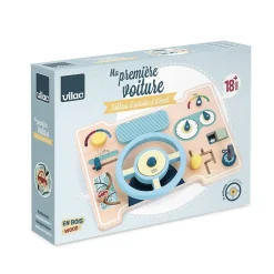 Jeu d'éveil en bois, Tableau de bord multi-activités - Vilac