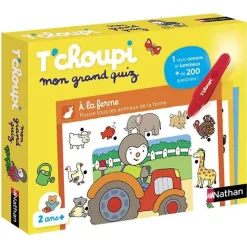 Jeu électronique Mon grand quizz : T'choupi - Nathan