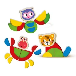 Jeu Montessori : Créer des formes d'animaux - SES Creative